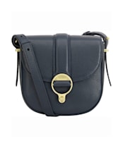 Women's Barbour Elm Leather Crossbody Bag - Navy