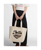 Women's Barbour Heart Tote Bag - ECRU/CLASSIC