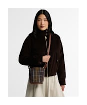Women's Barbour Cedar Mini Tartan Bucket Bag - Classic Tartan