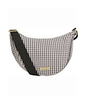 Women's Barbour International Boulevard Shoulder Sling Bag - BLACK/WHITE GIN