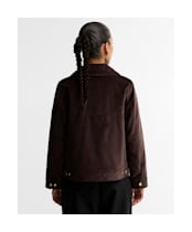 Women's Barbour International Hanson Velvet Casual Jacket - Truffle