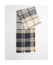 Women's Barbour Pendle Beanie & Blair Scarf Gift Set - LIGHT BIRCHWOOD