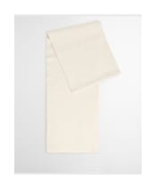 Women's Barbour Winona Beanie & Scarf Gift Set - Eggshell