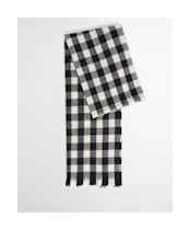 Women's Barbour International Kemora Beanie & Scarf Gift Set - Black / Moonbeam