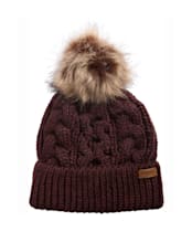 Women's Barbour Penshaw Cable Beanie - Fig