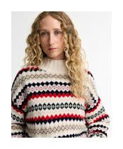 Women's Barbour Aspen Knitted Jumper - Cloud Multi