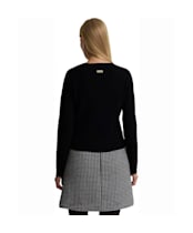 Women's Barbour International Colletta Knitted Cardigan - Black