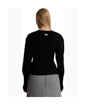 Women's Barbour International Cyrus Knitted Jumper - Black