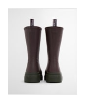 Women's Barbour Devlin Mid Welly - Merlot / Fern