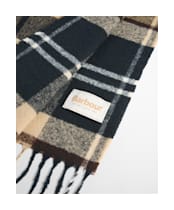 Women's Barbour Deanna Tartan Scarf - Birchwood Dress Tartan