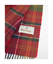 Women's Barbour Serena Tartan Scarf - CARDINAL/CLASSI