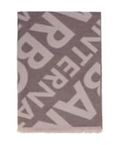 Women's Barbour International Kenna Logo Scarf - Truffle / Nutmeg