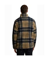 Men's Barbour Tartan Zip Through Fleece Jacket - Birchwood Dress Tartan