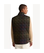 Men's Barbour Icons Tartan Lowerdale Quilted Gilet - Classic Tartan