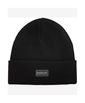Men's Barbour International Sensor Legacy Beanie - Black / Gunmetal