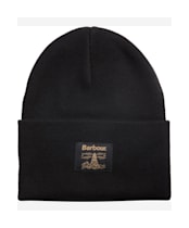 Men's Barbour Harton Beanie Hat - Black