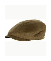 Men's Barbour Westdale Baker Boy Cap - Olive