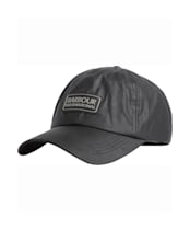 Men's Barbour International Tourer Duke Waxed Cap - Black