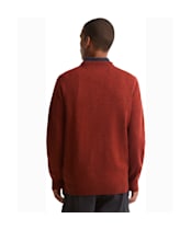 Men's Barbour Tisbury Crew Neck Sweater - Russet