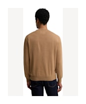 Men's Barbour Pima Cotton Crew Neck Sweater - Sandstone