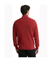 Men's Barbour International Crawley Funnel Neck Jumper - FIRE WHIRL