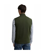 Men's Barbour Marcus Knitted Gilet - Olive