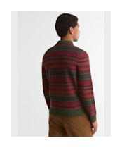 Men's Barbour Highsted Fairisle Crew Neck Sweater - Sage