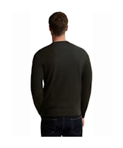 Men's Barbour Mineral Tartan Crew Neck Jumper - Pine
