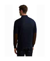 Men's Barbour Whitworth Half Zip Sweater - Dark Navy