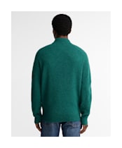 Men's Barbour Newtown Half Zip Knitted Jumper - Green