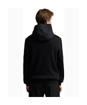 Men's Barbour International Inline Knit Hoodie - Black