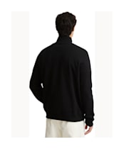 Men's Barbour International Essential Half Zip Sweatshirt - Black / Pewter