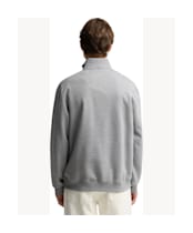 Men's Barbour International Essential Half Zip Sweatshirt - Anthracite Marl