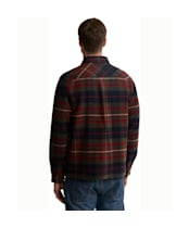 Men's Barbour Southview Checked Overshirt - Olive