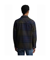 Men's Barbour Oversized Tartan Overshirt - Shadow Classic Tartan
