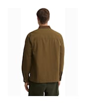 Men's Barbour Cord Collar Twill Overshirt - Beech