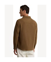 Men's Barbour Marltown Tailored Wool Blend Overshirt - Sandstone