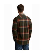 Men's Barbour Folley Tailored Shirt - Mid Olive