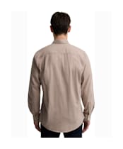 Men's Barbour Aukside Regular Shirt - Stone Marl