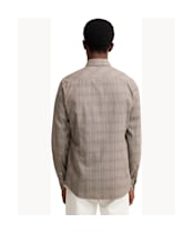 Men's Barbour Franklin Tailored Checked Shirt - Stone