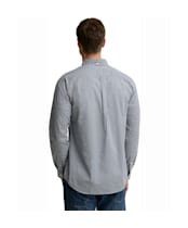 Men's Barbour Harbourwall Tailored Gingham Shirt - Navy