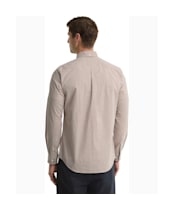 Men's Barbour Harbourwall Tailored Gingham Shirt - Sandstone