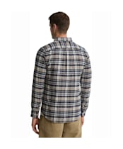 Men's Barbour Northfell Tailored Checked Shirt - Navy