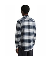 Men's Barbour Embergate Tailored Checked Shirt - Navy