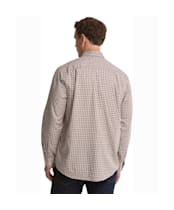 Men's Barbour William Regular Fit Checked Shirt - Olive