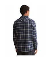 Men's Barbour Hetton Authentic Highland Check Flannel Shirt - Navy