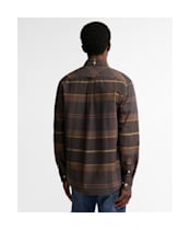 Men's Barbour Mineral Tartan Dunoon Authentic Shirt - SMOKED PEAT