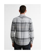 Men's Barbour Mineral Tartan Dunoon Authentic Shirt - ICE GRANITE
