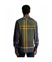 Men's Barbour Oversized Tartan Dunoon Tailored Shirt - Classic Tartan