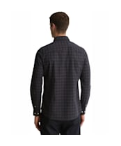 Men's Barbour Ashfield Tailored Tattersall Shirt - Navy